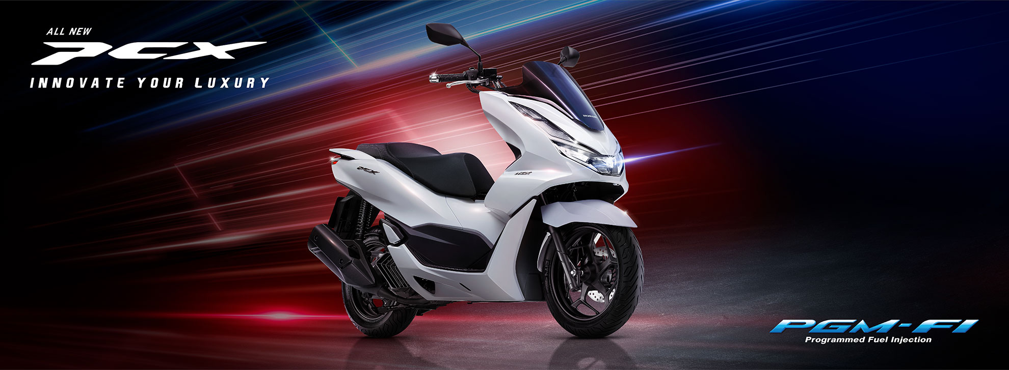 NEW HONDA PCX
អតិថិជនទាំងអស់បានដឹងហើយថា ក្រុមហ៊ុន អិន ស៊ី អិច ​ជាក្រុមហ៊ុនតែមួយ​គត់ដែលទទួលបានសិទ្ធិក្នុងការផលិតនិងតំឡើង ម៉ូតូ​ម៉ាកហុងដា ​និងជាក្រុមហ៊ុនលក់ម៉ូតូឈានមុខគេ​ប្រចាំនៅប្រទេសកម្ពុជា។ ​ដើម្បីបំពេញនូវតម្រូវការរបស់អតិថិជន​ នៅថ្ងៃទី២០ ខែកុម្ភៈ ឆ្នាំ២០២១ ក្រុមហ៊ុន បាន​​ដាក់លក់ជាផ្លូវការម៉ូតូម៉ាក HONDA PCX​ ស៊េរីថ្មី ក្រោមគំនិត INNOVATE YOUR LUXURY ។​ HONDA PCX​ ស៊េរីថ្មី មិនត្រឹមតែទំនើបឆ្លាតវៃ ប៉ុន្តែ All New PCX តែងតែនាំមកនូវប្រណិតភាពឥតខ្ចោះ និងអនុភាពលើសលប់ដោយម៉ាស៊ីន បំពាក់ជាមួយបច្ចេកវិទ្យាពិភពលោក eSP+ ថ្មី របស់ហុងដា ឆ្លុះបញ្ចាំងពីភាពឧត្តុងឧត្តមឥតទាស់របស់លោកអ្នក។ ចង់ដឹងថា HONDA PCX​ ស៊េរីថ្មី មានអ្វីប្លែក តោះមកមើលទាំងអស់គ្នា
